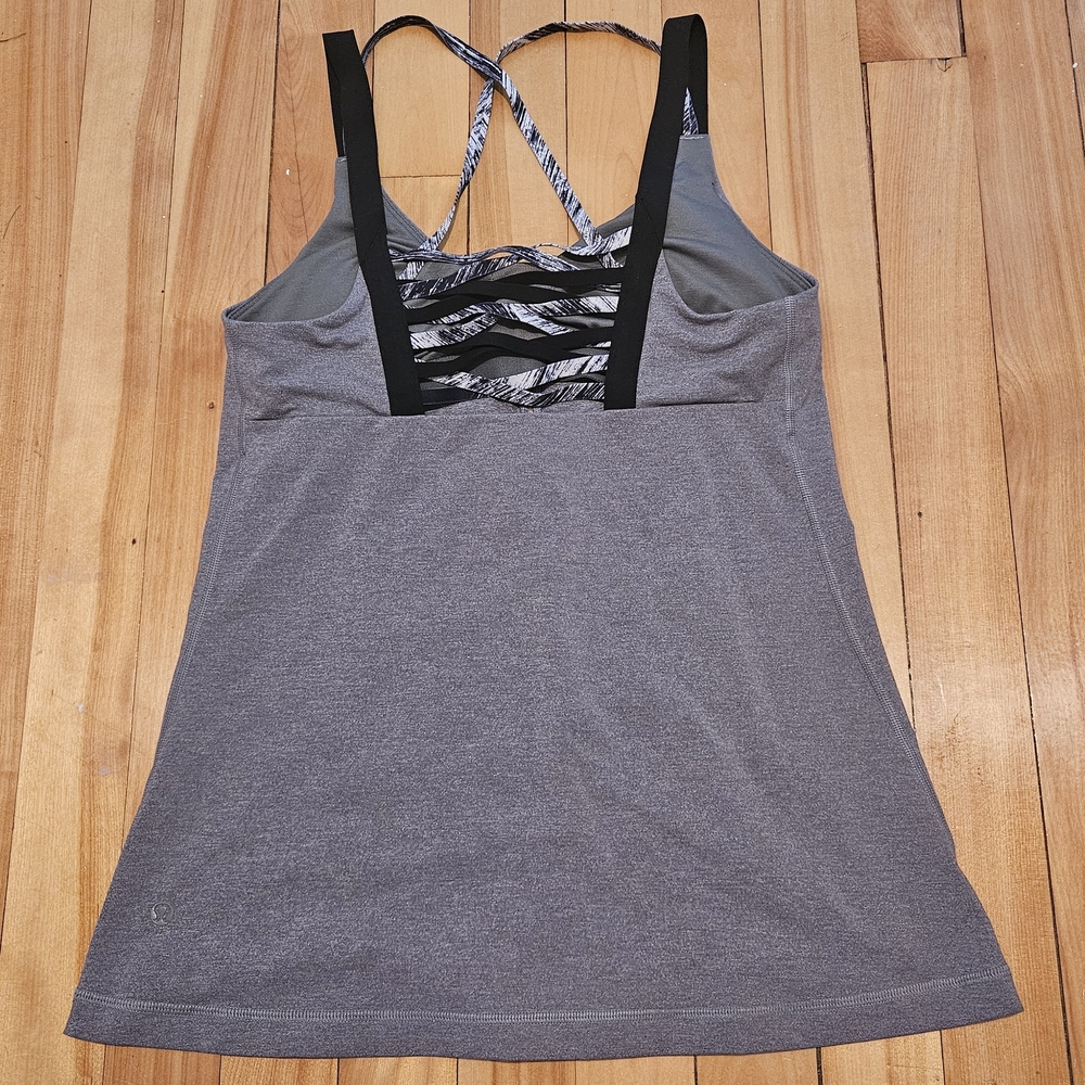 Lululemon Gray Strappy Women's Top